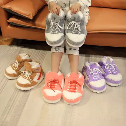 FluffyKicks Sneaker Slippers